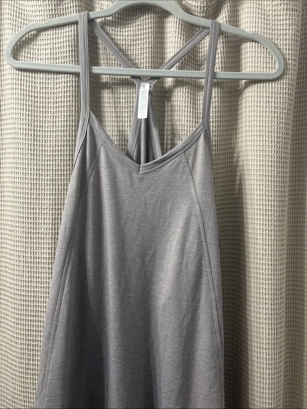 Zella Gray Strappy Pocket Jumpsuit